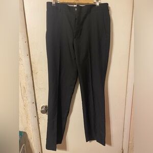 Michael Brandon Men’s Slim Fit 34x32 Black Dress Pants